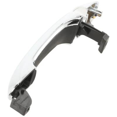 Rareelectrical - Left Rear Exterior Door Handle Compatible With 2011-2015 Hyundai Sonata Chrome Without Key Hole - Image 7