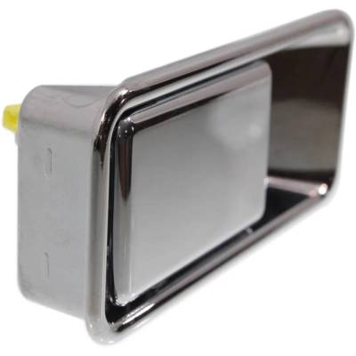 Rareelectrical - Front Or Rear Passenger Side Exterior Door Handle Compatible With 1997-2006 Jeep Wrangler Chrome - Image 3