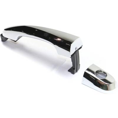 Rareelectrical - Left Front Exterior Door Handle Compatible With 2011-2015 Kia Sorento Chrome With Key Hole - Image 2