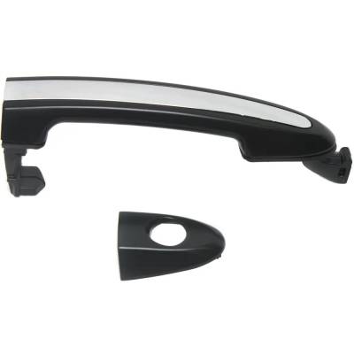 Rareelectrical - Left Front Exterior Door Handle Compatible With 2007-2012 Hyundai Santa Fe Primed Paintable With Key - Image 4