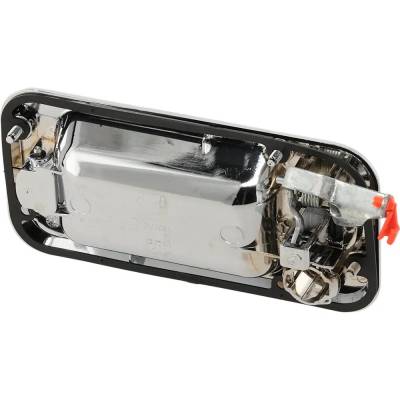 Rareelectrical - Front Passenger Side Exterior Door Handle Compatible With 2003-2009 Hummer H2 Chrome With Key Hole - Image 6