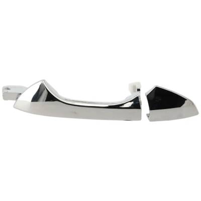 Front Or Rear Left (Driver Side) Exterior Door Handle Compatible With 2008-2012 Honda Accord Chrome