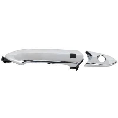 Front Left (Driver Side) Exterior Door Handle Compatible With 2016-2022 Chevrolet Spark Chrome With