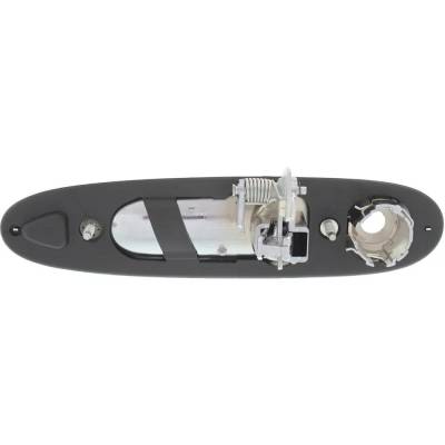Rareelectrical - Front Passenger Side Exterior Door Handle Compatible With 1998-2002 Lincoln Town Car Chrome With Key - Image 4