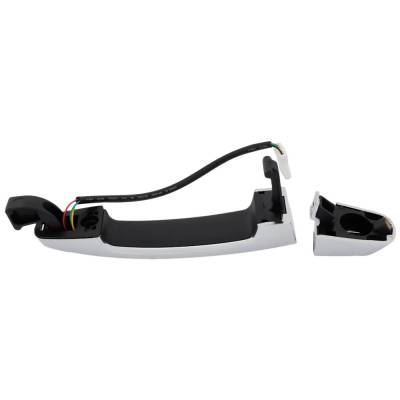 Rareelectrical - Front Driver Side Exterior Door Handle Compatible With 2016-2024 Chevrolet Malibu Black With Chrome - Image 5