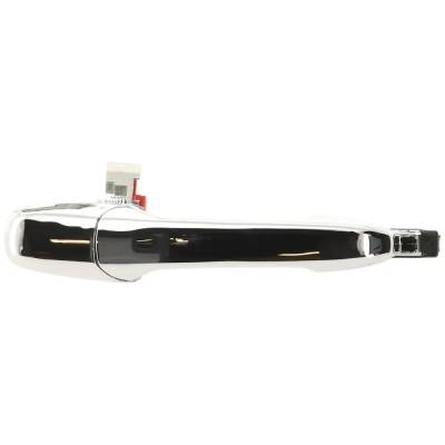 Rear Driver Side Exterior Door Handle Compatible With 2012-2015 Mazda 5 Chrome Without Key Hole
