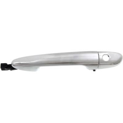 Front Driver Side Exterior Door Handle Compatible With 2009-2014 Mazda 3 Mazda 6 2 Chrome With Key