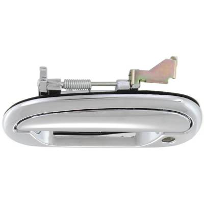Rareelectrical - Left Front Exterior Door Handle Compatible With 1997-2004 Ford Expedition Ford F-150 Chrome With Key - Image 4