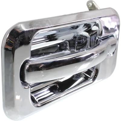Rareelectrical - Rear Left (Driver Side) Exterior Door Handle Compatible With 2003-2009 Hummer H2 Chrome Without Key - Image 3