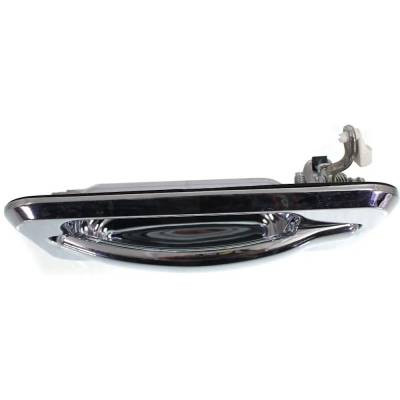 Rareelectrical - Rear Left (Driver Side) Exterior Door Handle Compatible With 2003-2009 Hummer H2 Chrome Without Key - Image 4