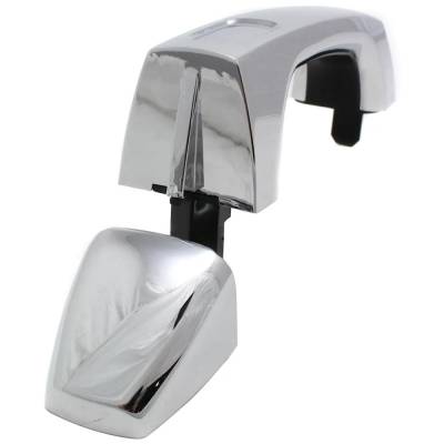 Rareelectrical - Front Or Rear Driver Side Exterior Door Handle Compatible With 2006-2010 Hummer H3t Hummer H3 Chrome - Image 2