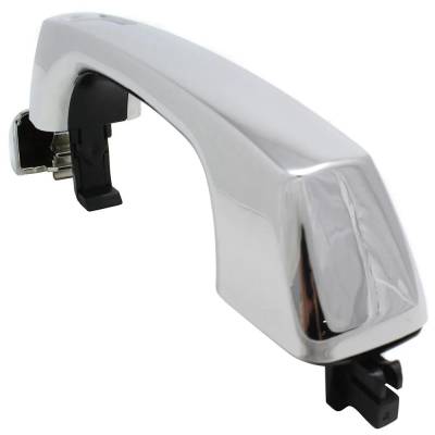 Rareelectrical - Front Or Rear Driver Side Exterior Door Handle Compatible With 2006-2010 Hummer H3t Hummer H3 Chrome - Image 3