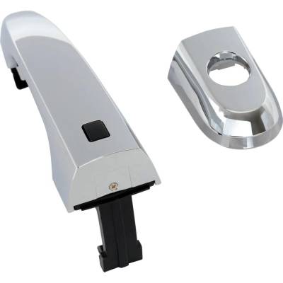 Rareelectrical - Front Driver Side Exterior Door Handle Compatible With 2011-2015 Kia Sorento Chrome With Key Hole - Image 2