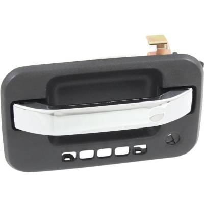 Rareelectrical - Front Driver Side Exterior Door Handle Compatible With 2009-2022 Ford F-150 Chrome Lever Textured - Image 4