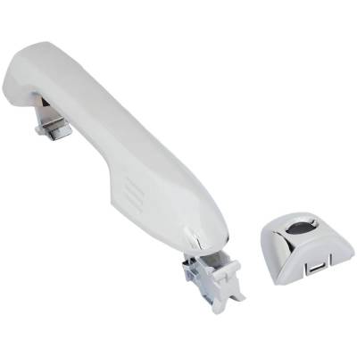 Rareelectrical - Front Driver Side Exterior Door Handle Compatible With 2016-2023 Toyota Tacoma Chrome With Key Hole - Image 3