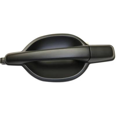 Left Rear Exterior Door Handle Fits 2004-2011 Mitsubishi Endeavor Primed Paintable Without Key Hole