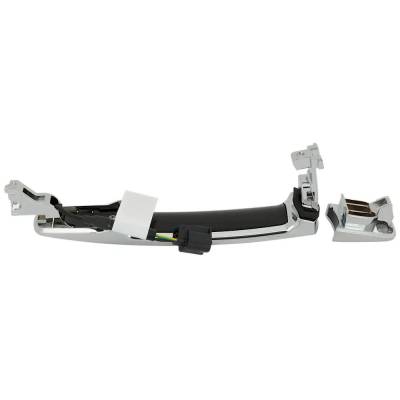Rareelectrical - Front Driver Side Exterior Door Handle Compatible With 2010-2015 Nissan Rogue Chrome With Key Hole - Image 5