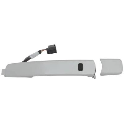 Front Left (Driver Side) Exterior Door Handle Compatible With 2010-2015 Nissan Rogue Chrome With Key