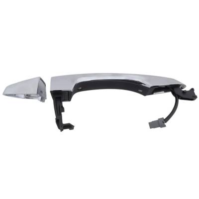 Rareelectrical - Front Driver Side Exterior Door Handle Compatible With 2016-2021 Hyundai Tucson Chrome With Key Hole - Image 6