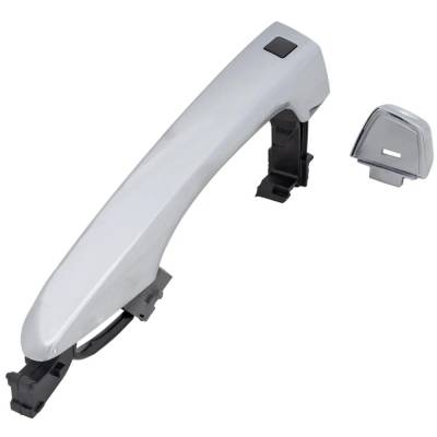 Rareelectrical - Front Left (Driver Side) Exterior Door Handle Compatible With 2016-2021 Hyundai Tucson Chrome With - Image 3