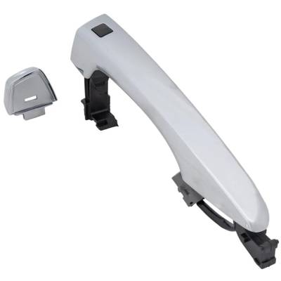 Rareelectrical - Front Passenger Side Exterior Door Handle Compatible With 2016-2021 Hyundai Tucson Chrome Without - Image 3