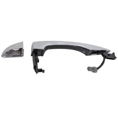 Rareelectrical - Front Passenger Side Exterior Door Handle Compatible With 2016-2021 Hyundai Tucson Chrome Without - Image 5