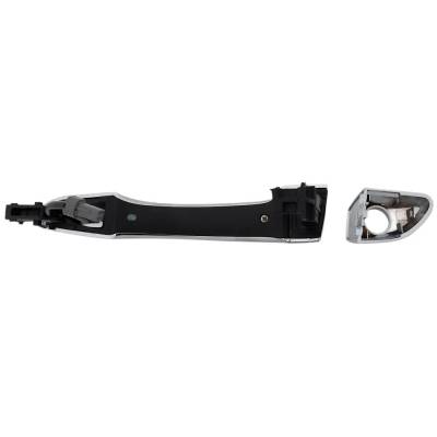 Rareelectrical - Front Right (Passenger Side) Exterior Door Handle Compatible With 2016-2021 Hyundai Tucson Chrome - Image 2