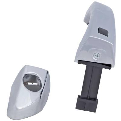 Rareelectrical - Front Right (Passenger Side) Exterior Door Handle Compatible With 2016-2021 Hyundai Tucson Chrome - Image 4