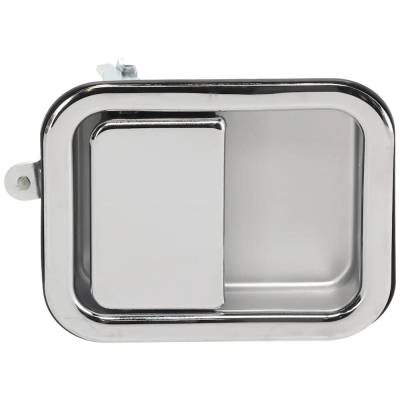 Front Driver Side Exterior Door Handle Compatible With 1981-1986 Jeep Scrambler Jeep Cj7 Chrome