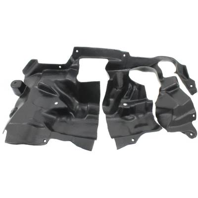 Fender Splash Shield Compatible With 2009-2019 Bmw 528I 535D 535I 550I Right Passenger Side Plastic