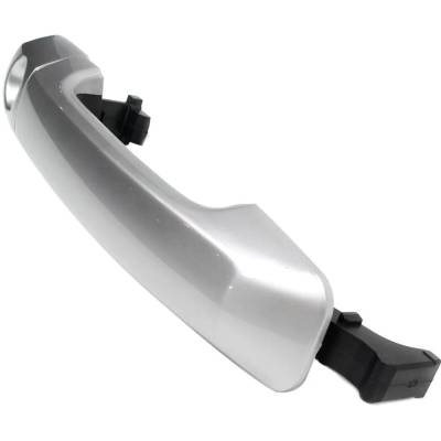 Rareelectrical - Front Driver Side Exterior Door Handle Compatible With 2007-2014 Toyota Fj Silver With Key Hole - Image 2