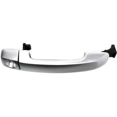 Rareelectrical - Front Driver Side Exterior Door Handle Compatible With 2007-2014 Toyota Fj Silver With Key Hole - Image 4