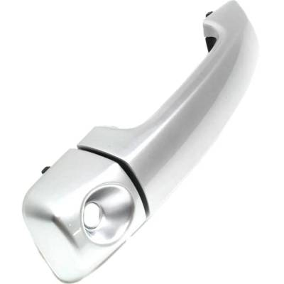 Rareelectrical - Front Left (Driver Side) Exterior Door Handle Compatible With 2007-2014 Toyota Fj Silver With Key - Image 3