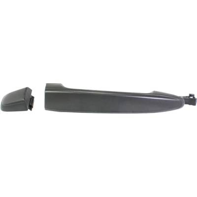 Left Rear Exterior Door Handle Compatible With 2004-2010 Toyota Sienna Primed Paintable Without Key