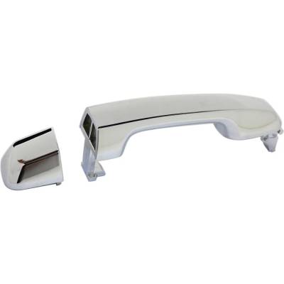 Rear Driver Side Exterior Door Handle Compatible With 2010-2020 Toyota Land Cruiser Lexus Gx460