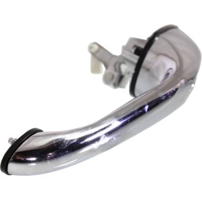 Rareelectrical - Rear Driver Side Exterior Door Handle Compatible With 2001-2010 Chrysler Pt Cruiser Chrome Without - Image 3