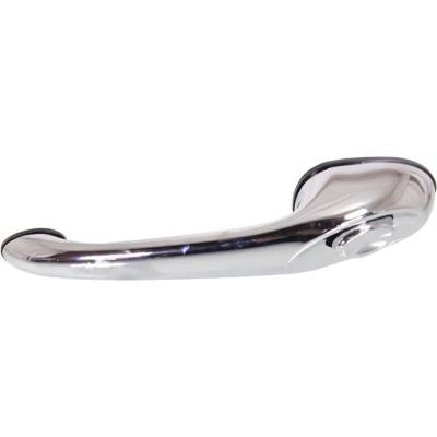 Left Rear Exterior Door Handle Compatible With 2001-2010 Chrysler Pt Cruiser Chrome Without Key Hole