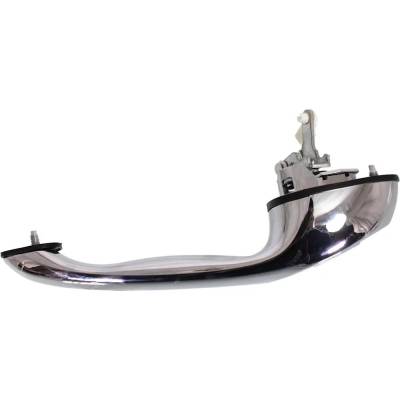 Rareelectrical - Left Rear Exterior Door Handle Compatible With 2001-2010 Chrysler Pt Cruiser Chrome Without Key Hole - Image 4
