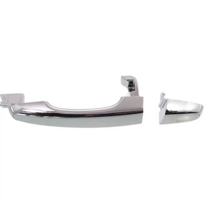 Rareelectrical - Front Driver Side Exterior Door Handle Compatible With 2008-2013 Chevrolet Caprice Pontiac G8 Chrome - Image 4