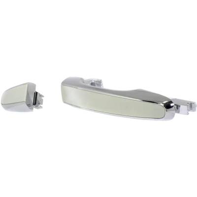 Rareelectrical - Rear Driver Side Exterior Door Handle Compatible With 2008-2013 Chevrolet Caprice Pontiac G8 Chrome - Image 2