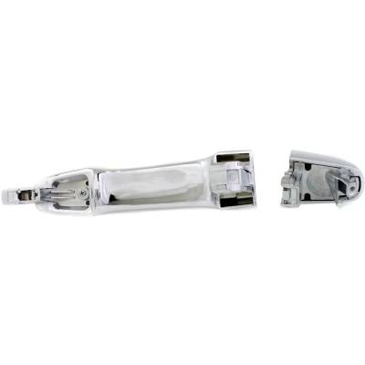 Rareelectrical - Rear Driver Side Exterior Door Handle Compatible With 2008-2013 Chevrolet Caprice Pontiac G8 Chrome - Image 5