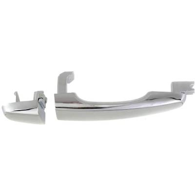 Rareelectrical - Left Rear Exterior Door Handle Compatible With 2008-2013 Pontiac G8 Chevrolet Caprice Chrome Without - Image 4