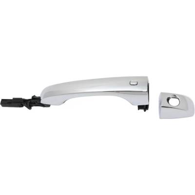 Front Driver Side Exterior Door Handle Compatible With 2011-2020 Dodge Journey Chrysler 300 Chrome