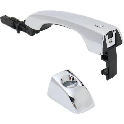 Rareelectrical - Front Driver Side Exterior Door Handle Compatible With 2011-2020 Dodge Journey Chrysler 300 Chrome - Image 2
