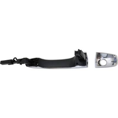 Rareelectrical - Left Front Exterior Door Handle Compatible With 2011-2020 Chrysler 300 Dodge Journey Chrome With Key - Image 5