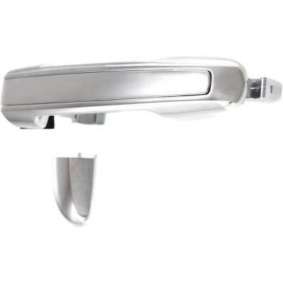 Rareelectrical - Rear Left (Driver Side) Exterior Door Handle Compatible With 2006-2010 Hyundai Sonata Chrome Without - Image 2