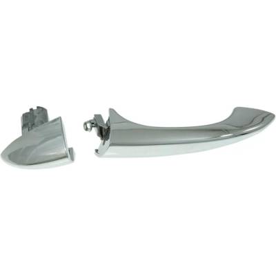 Rareelectrical - Rear Driver Side Exterior Door Handle Compatible With 2000-2006 Bmw X5 Chrome Without Key Hole - Image 4