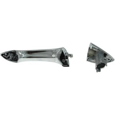 Rareelectrical - Left Rear Exterior Door Handle Compatible With 2000-2006 Bmw X5 Chrome Without Key Hole - Image 5