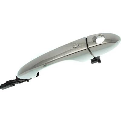 Rareelectrical - Front Left (Driver Side) Exterior Door Handle Compatible With 2013-2016 Dodge Dart Chrome With Key - Image 2