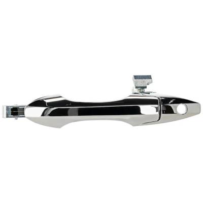 Front Left (Driver Side) Exterior Door Handle Compatible With 2007-2013 Acura Mdx Chrome With Key